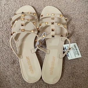 Nude color sandals!